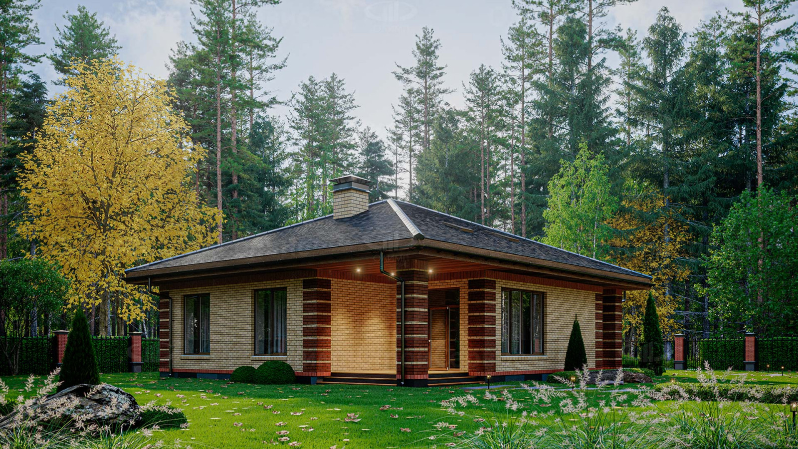 Небольшой одноэтажный дом «Вивон»