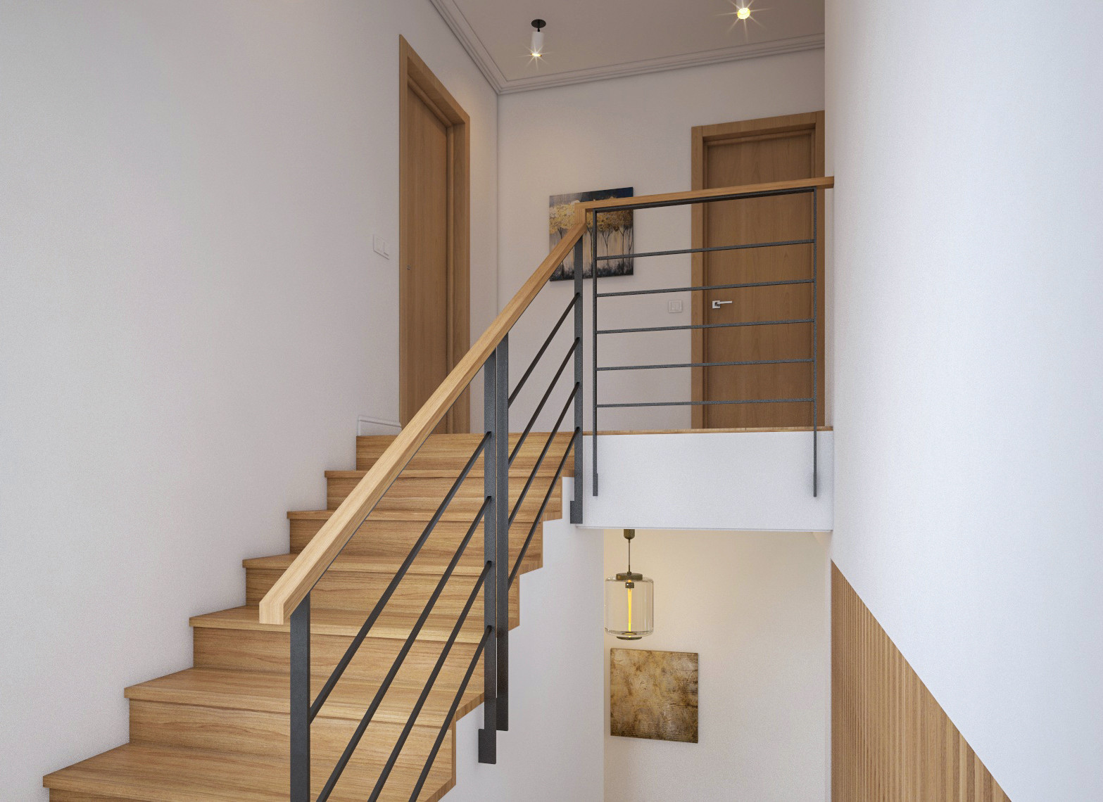 Гостиная и кухня современный минимализм