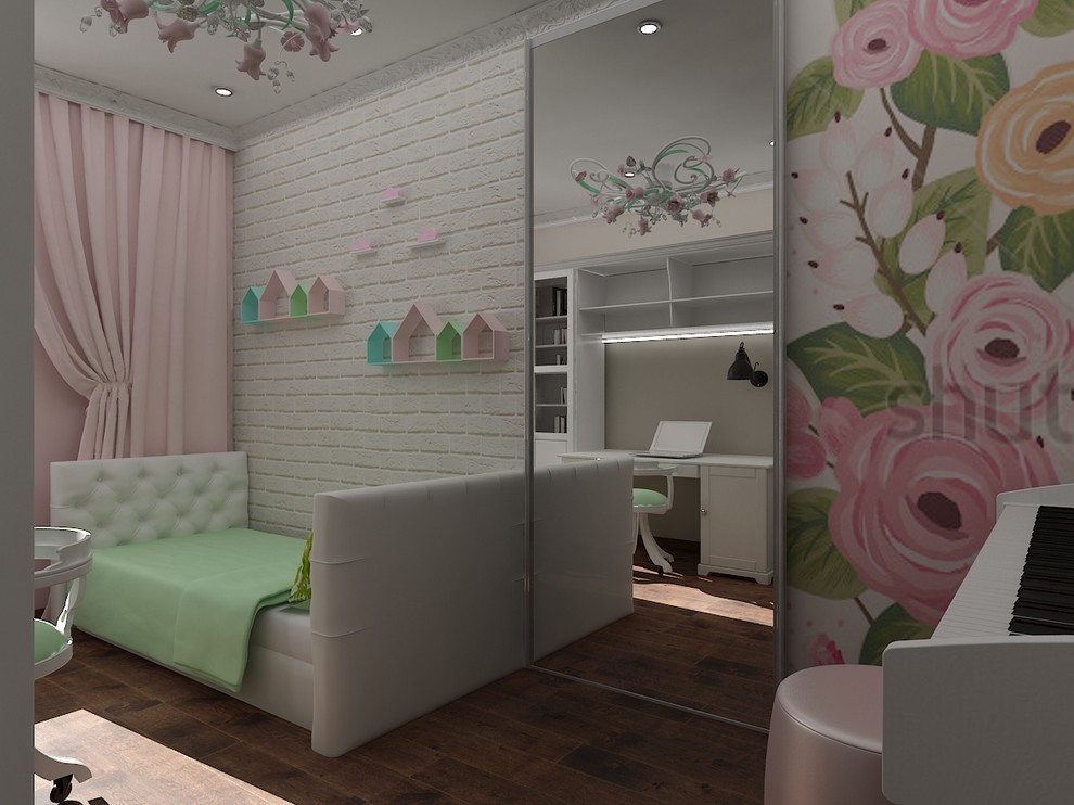 Скандинавский стиль в 4-х комнатной квартире