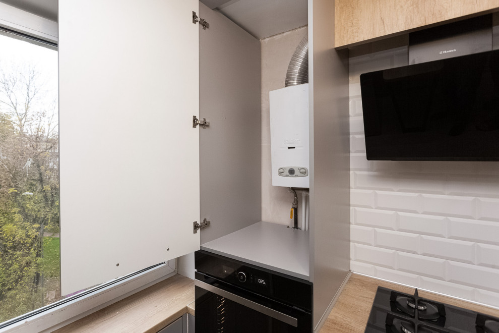 Кухня в современном стиле в хрущовке