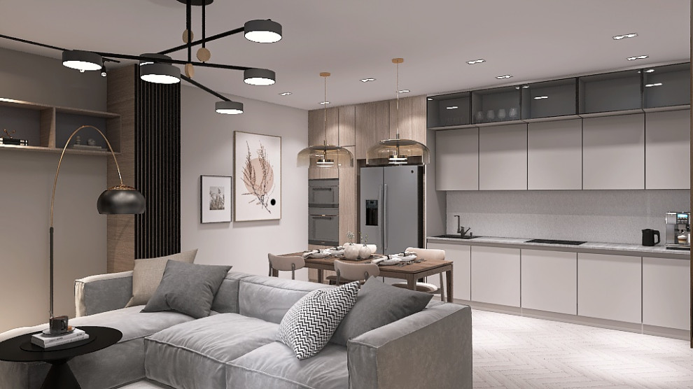 Дизайн-проект 2х комнатной квартиры ЖК Зиларт