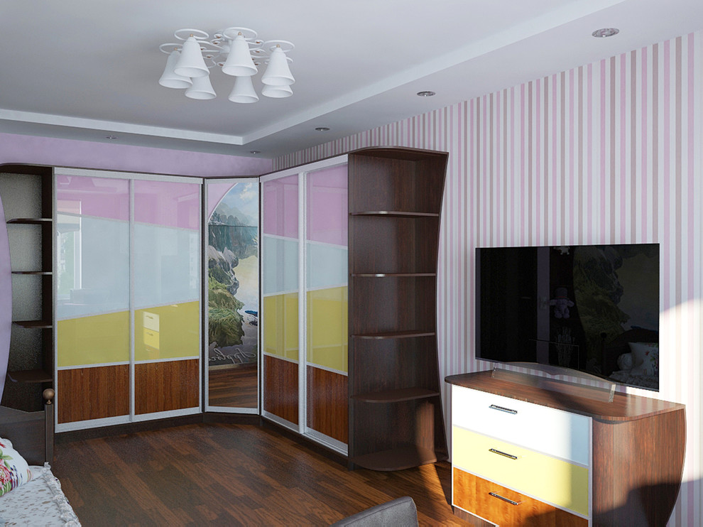 Визуализация комнаты девочки 19 м2