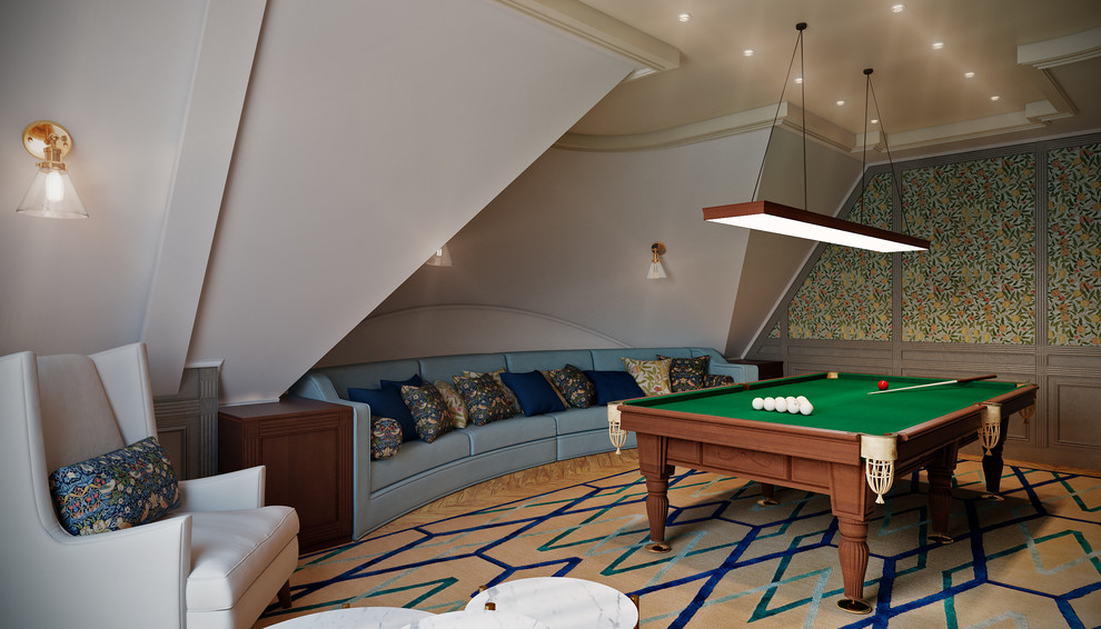 Коттедж в Подмосковье, бильядная