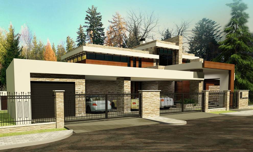 Проект индивидуального жилого дома. Каменка