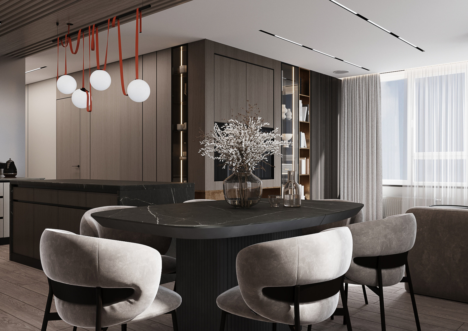 Обложка проекта: Квартира в современном стиле ЖК Атмосфера