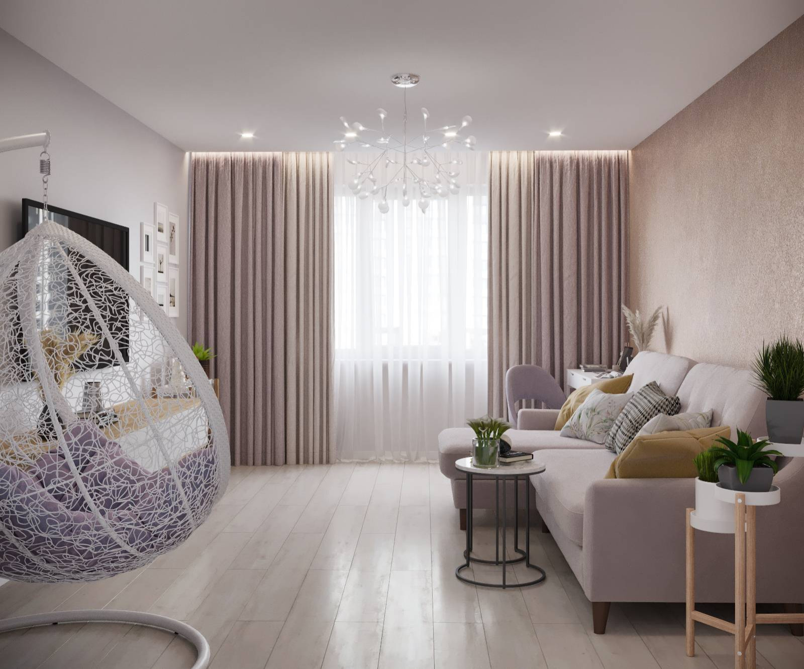 Нежная гостиная