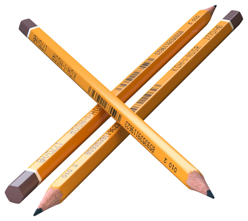 Обложка проекта: 3д моделирование и визуализация карандашей KOH-I-NOOR