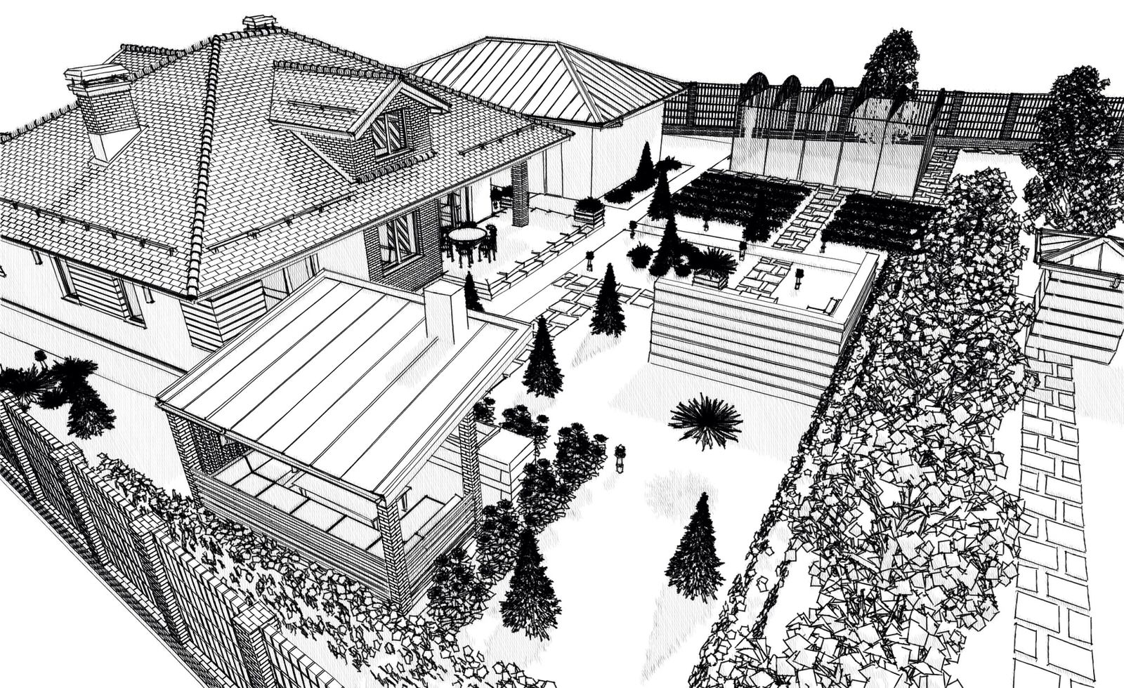 Эскизный проект благоустройства участка 3