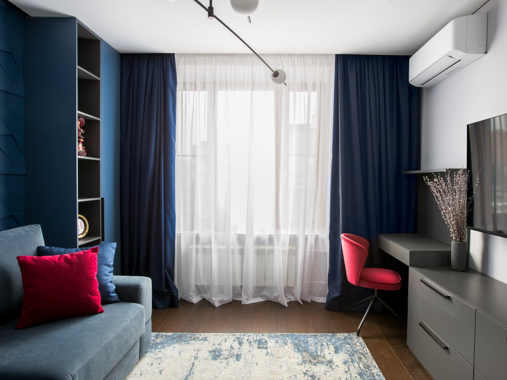 Синий, синий иней... на Ленинском (фото)