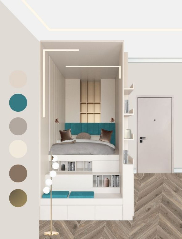 Monolocale 36 m2, Mosca