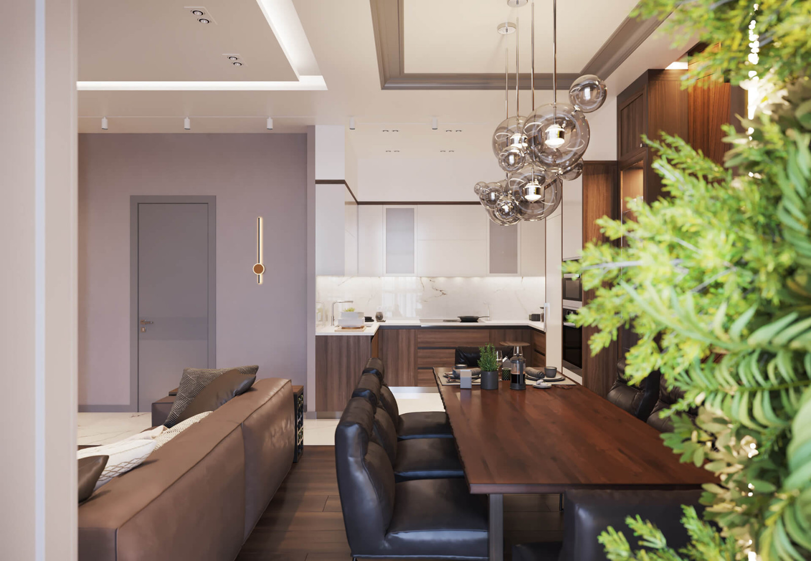 Дизайн интерьера квартиры. Walnut studio