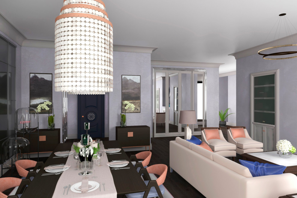 Квартира с панорамой 200 кв.м. (дипломный проект на основе реального объекта)