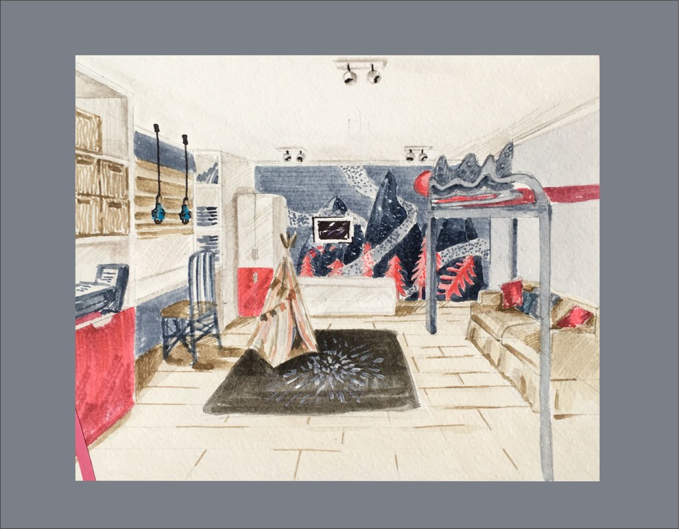 Обложка проекта: Двухкомнатная квартира с перепланировкой для молодой семьи