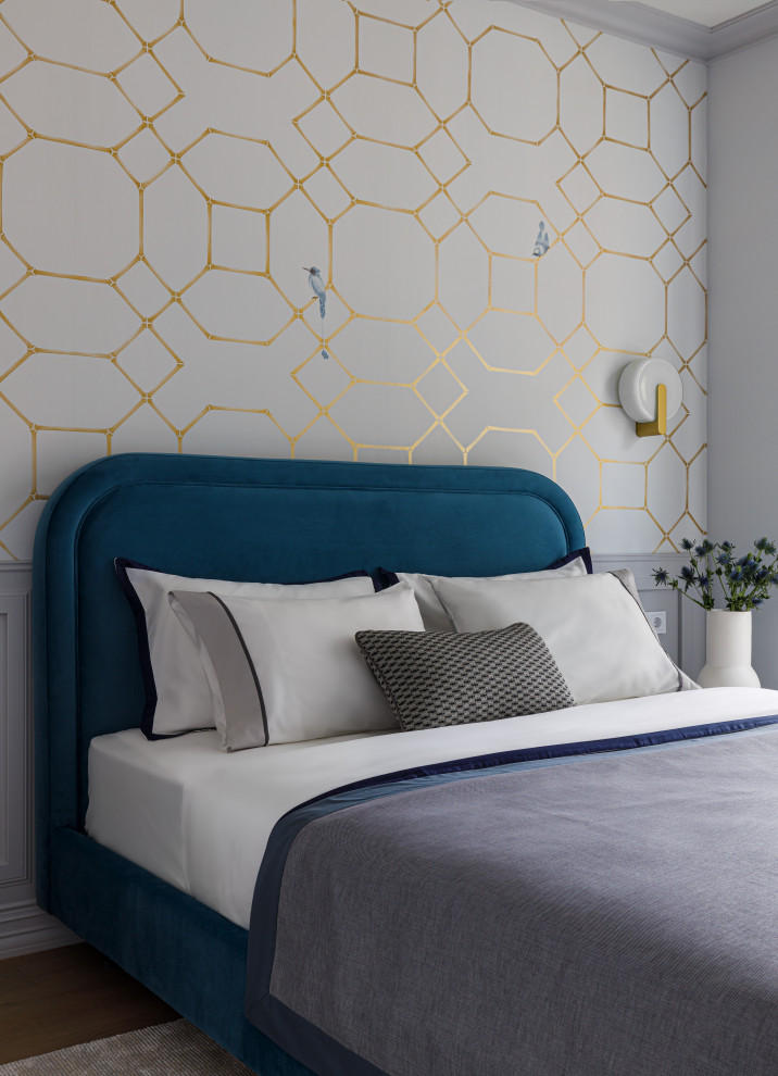 Современная классика реализованный дизайн-проект в ЖК "Прайм парк"