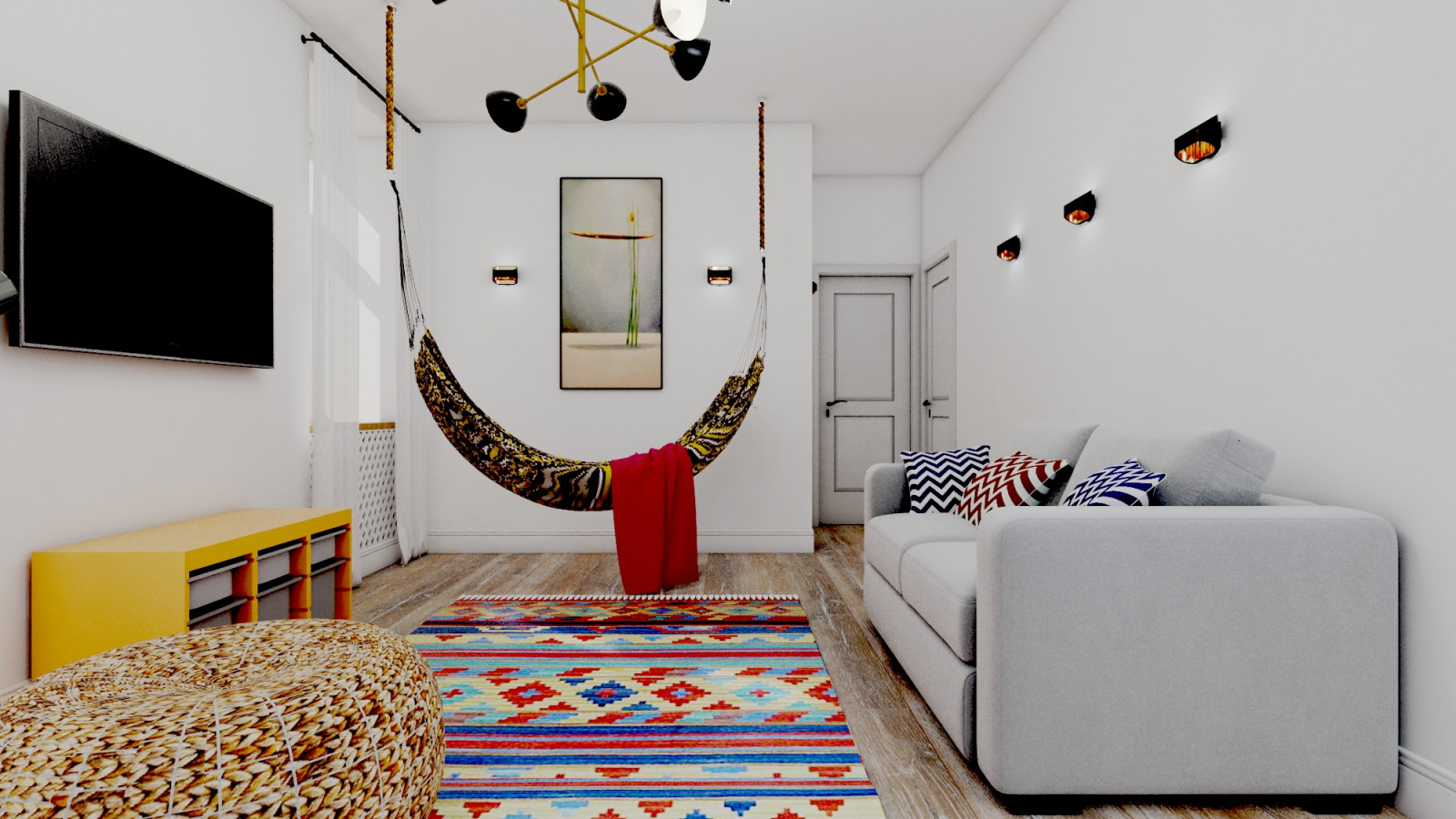 Таунхаус в 3 этажа