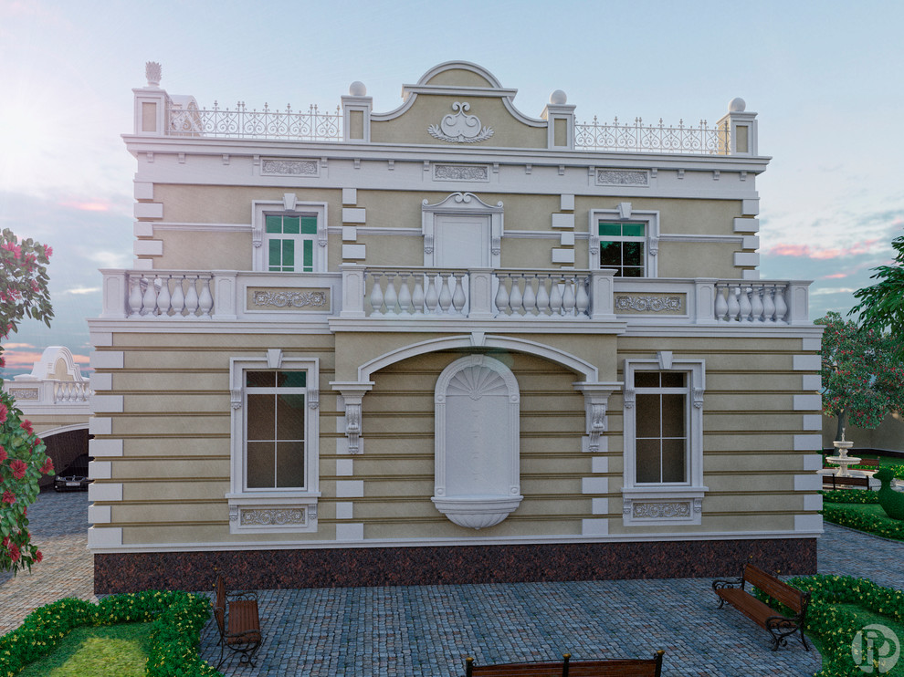 Проект частного особняка в классическом стиле