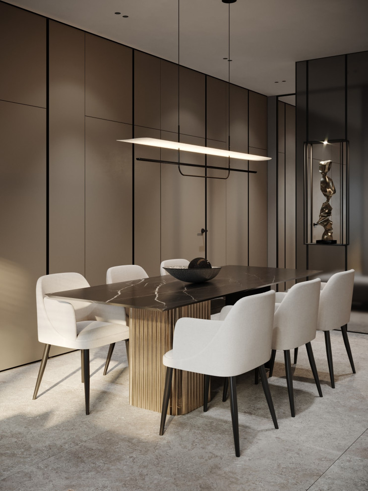 Дизайн интерьера трехкомнатной квартиры в ЖК Futurist