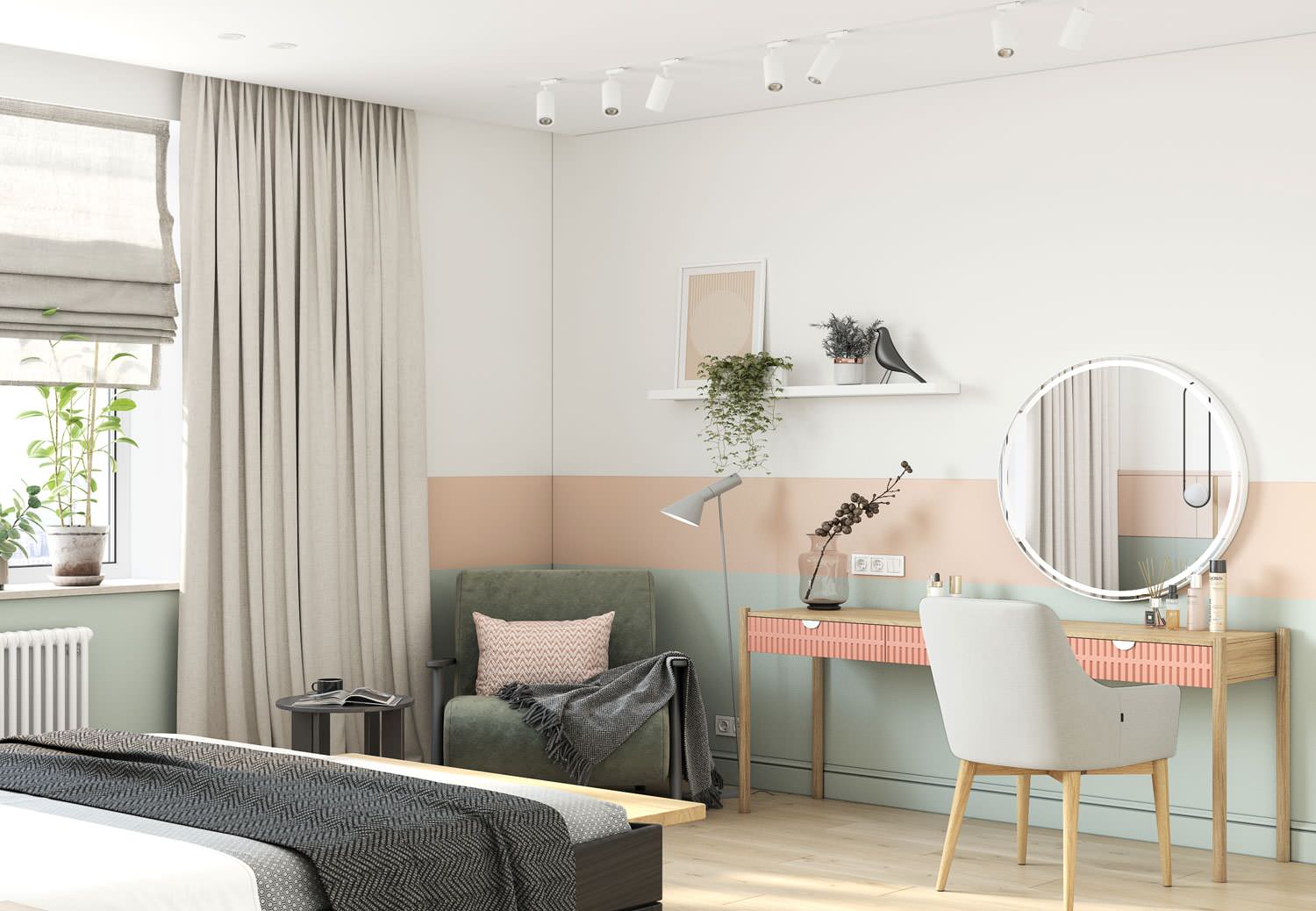 Дизайн интерьера четырехкомнатной квартиры в г. Москва