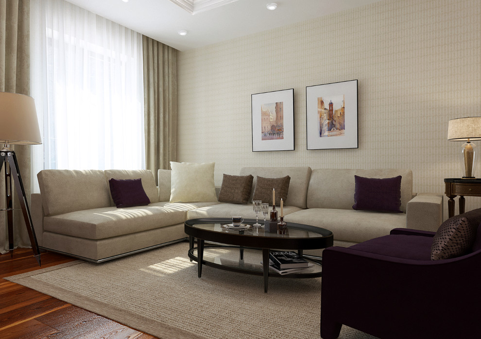 Гостиная в частном доме в Костроме.