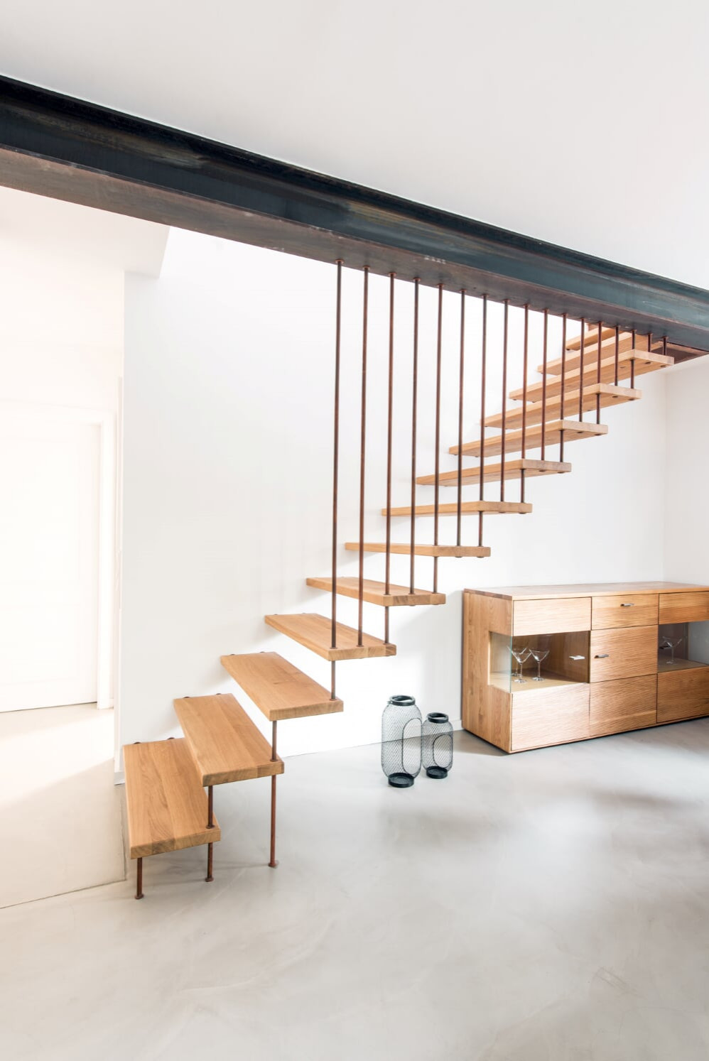 Лестница в стиле лофт