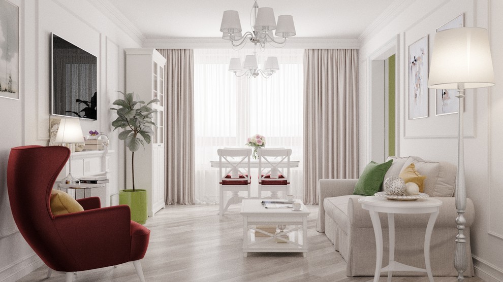 Квартира в белом цвете