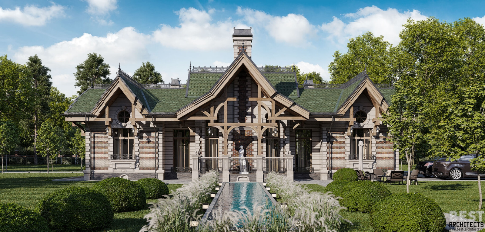 ПРОЕКТ | ВИЛЛА "МОДЕРН" | PROJECT | VILLA ART NOUVEAU