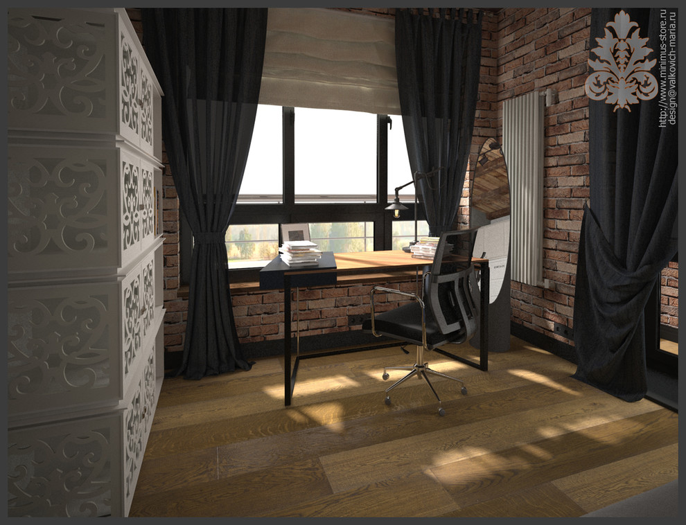 Домашний кабинет в стиле Loft