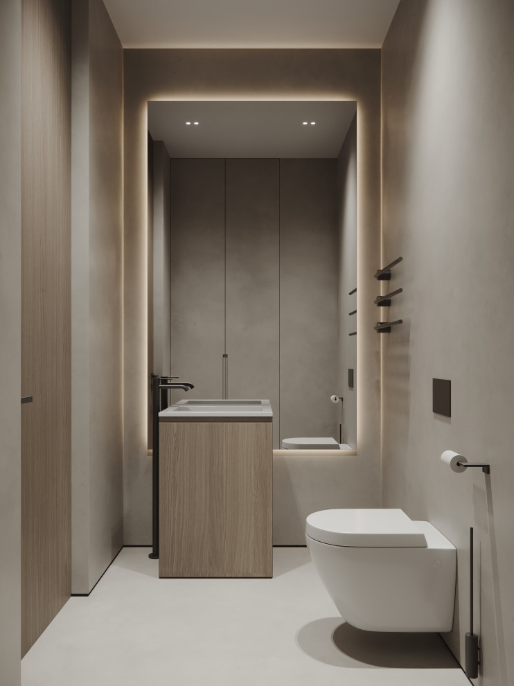 Квартира 144,8 m в стиле современный минимализм