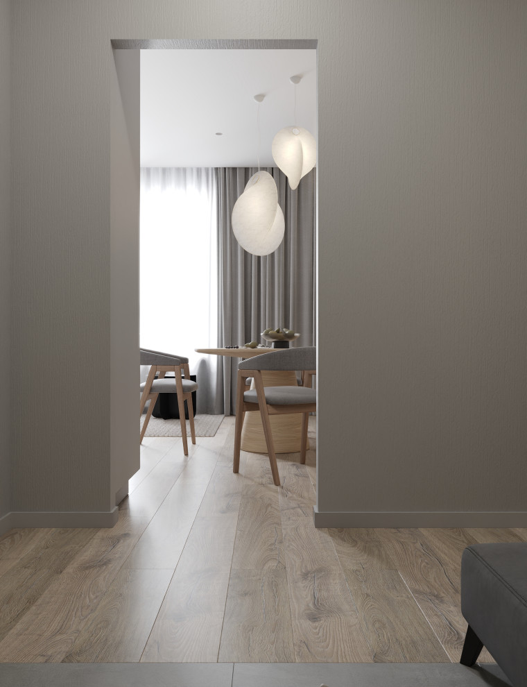 Проект квартиры для молодой семьи в Екатеринбурге.