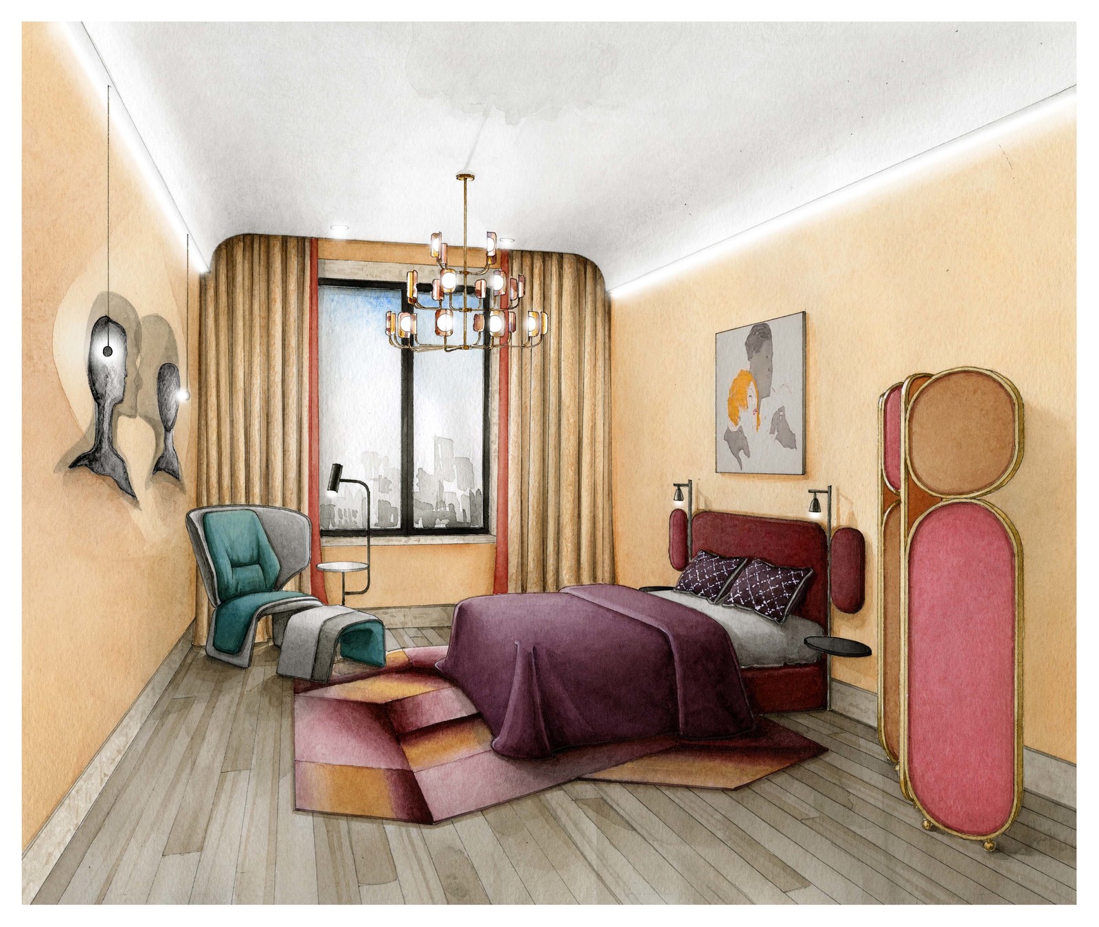 Эскизы к дипломному проекту студентки школы Детали Светланы Юрковой