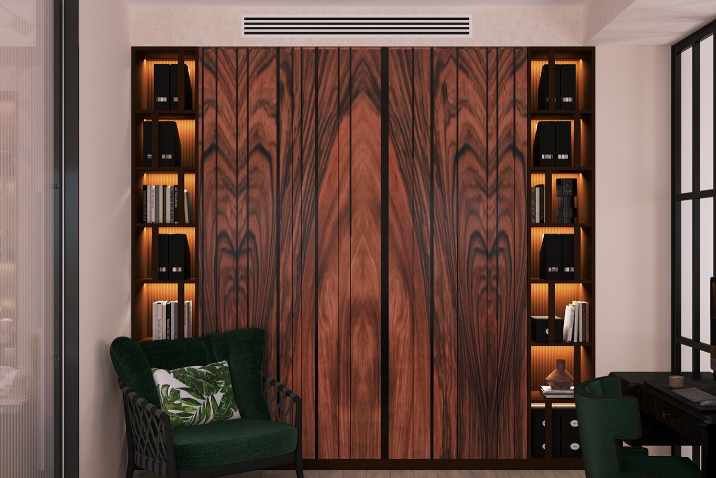 Кабинет ЖК Родной город проект "Солнечное конфетти"