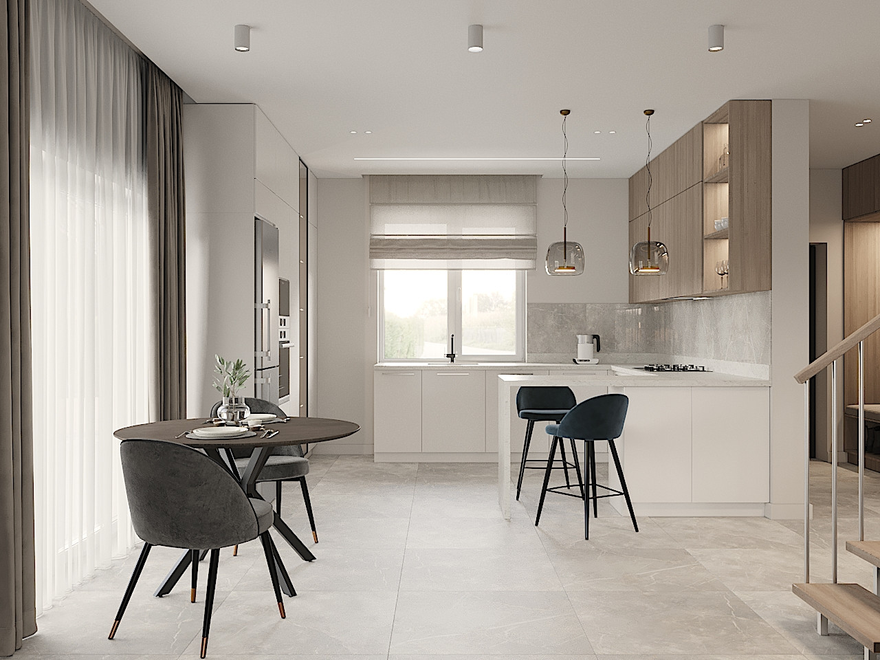 Блок-секция для двоих