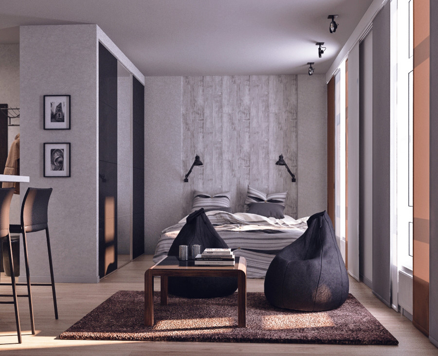 Квартира-студия в современном стиле