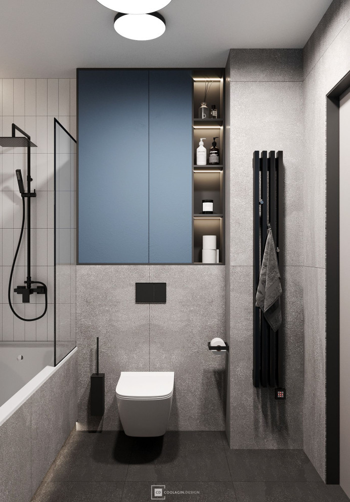 Стильная квартира с панорамными окнами даже в санузле