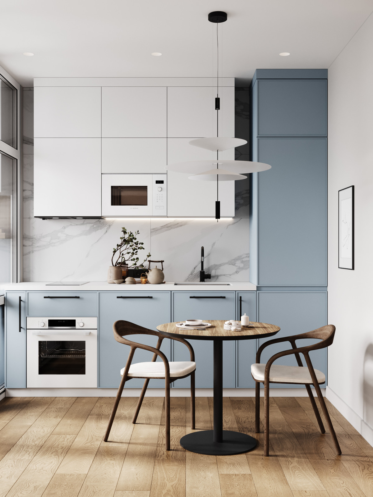 Сканди с элементами классики, ЖК Румянцево Парк