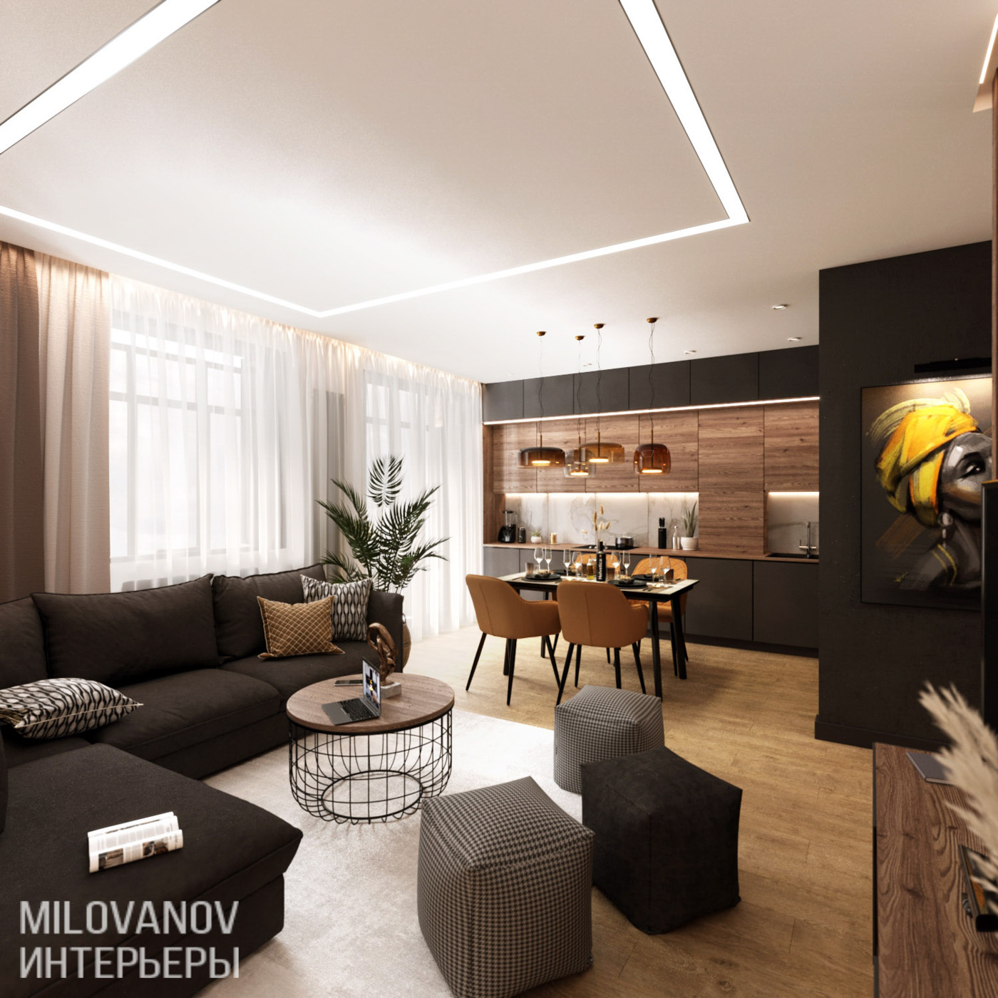 КВАРТИРА В ЖК "ЖАР-ПТИЦА" 90М