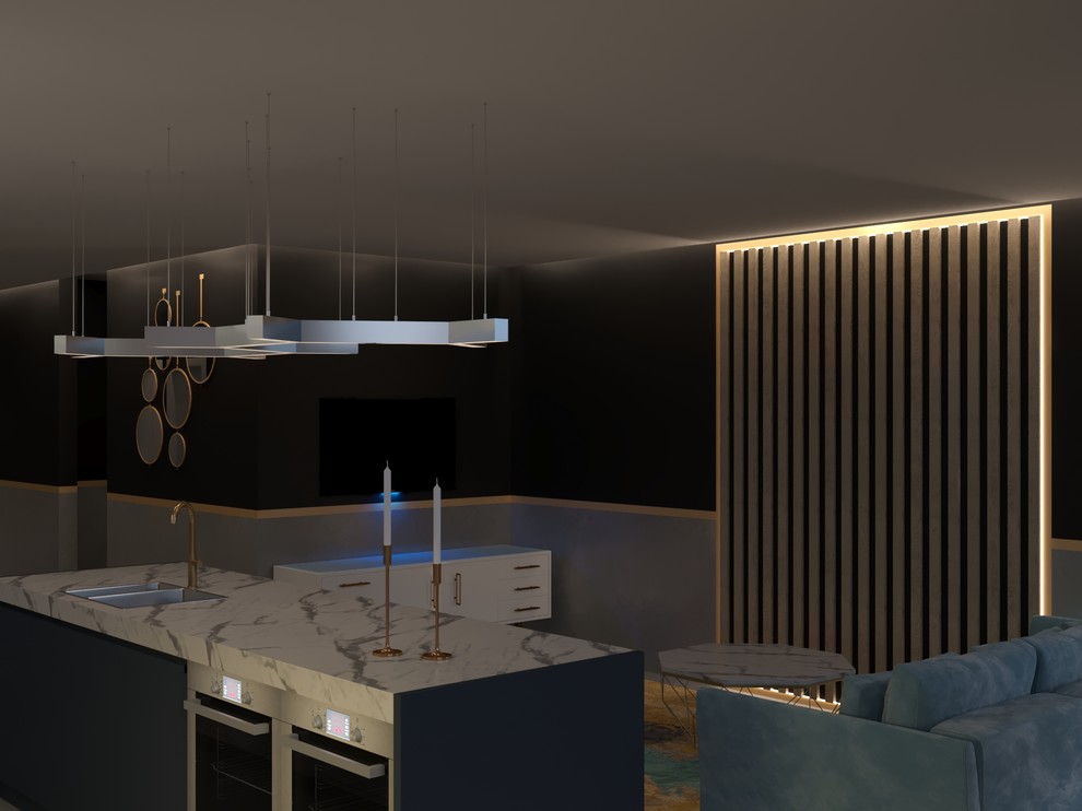 Проект квартиры в современном стиле