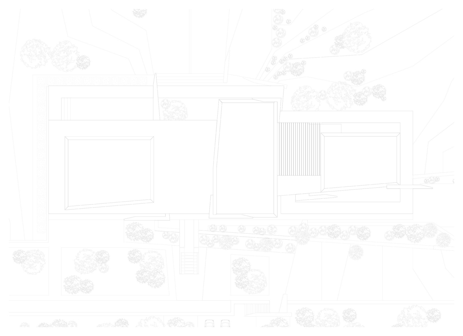 Обложка проекта: Дом парящий над  рельефом 2700 м2