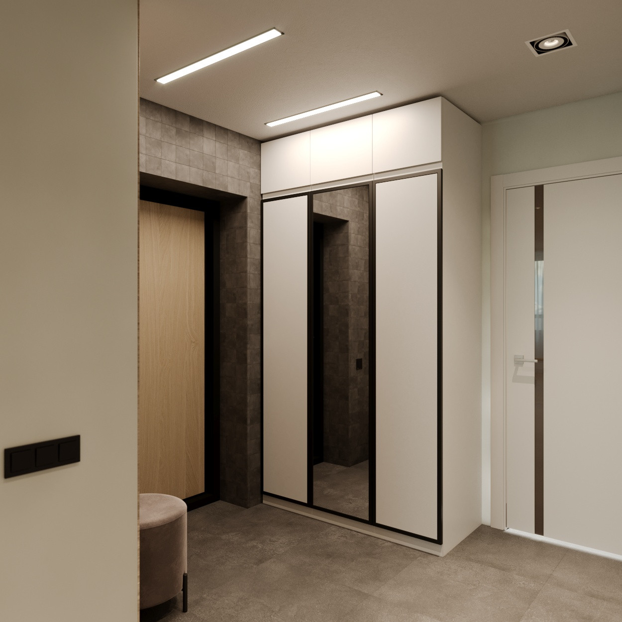 Современная кухня-гостиная