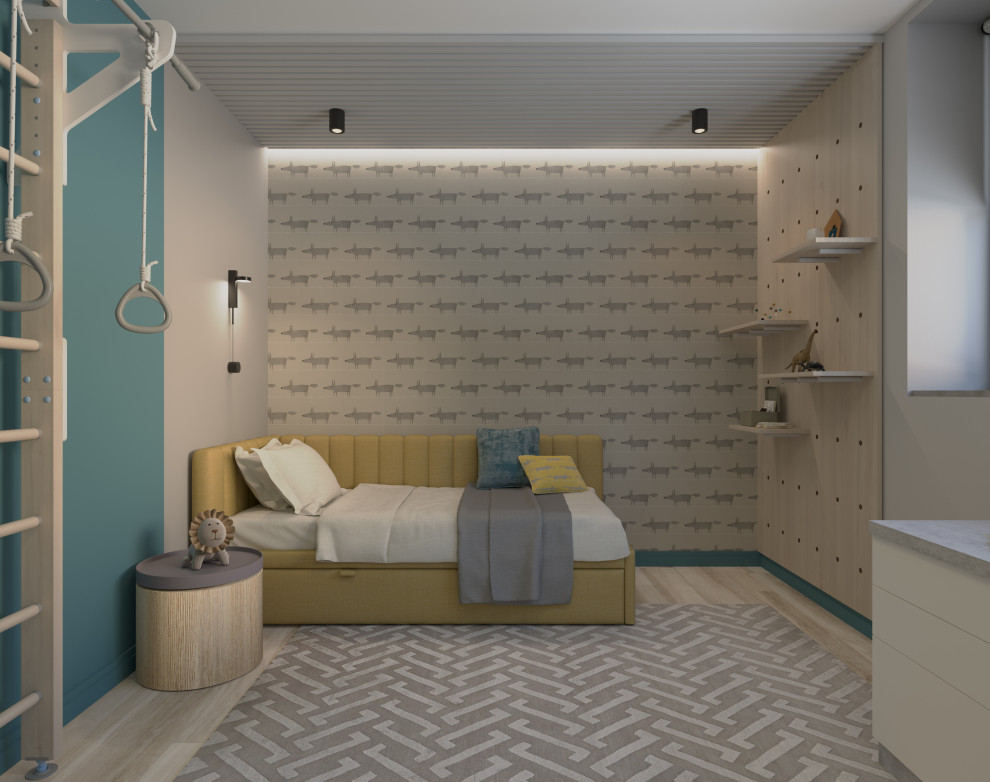 Загородный дом с ярким интерьером