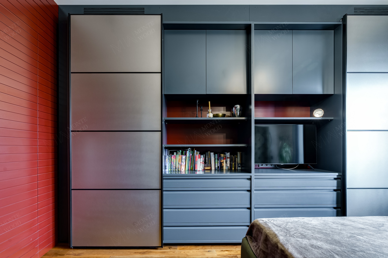 ЖК Маяковский. Мастер спальня.