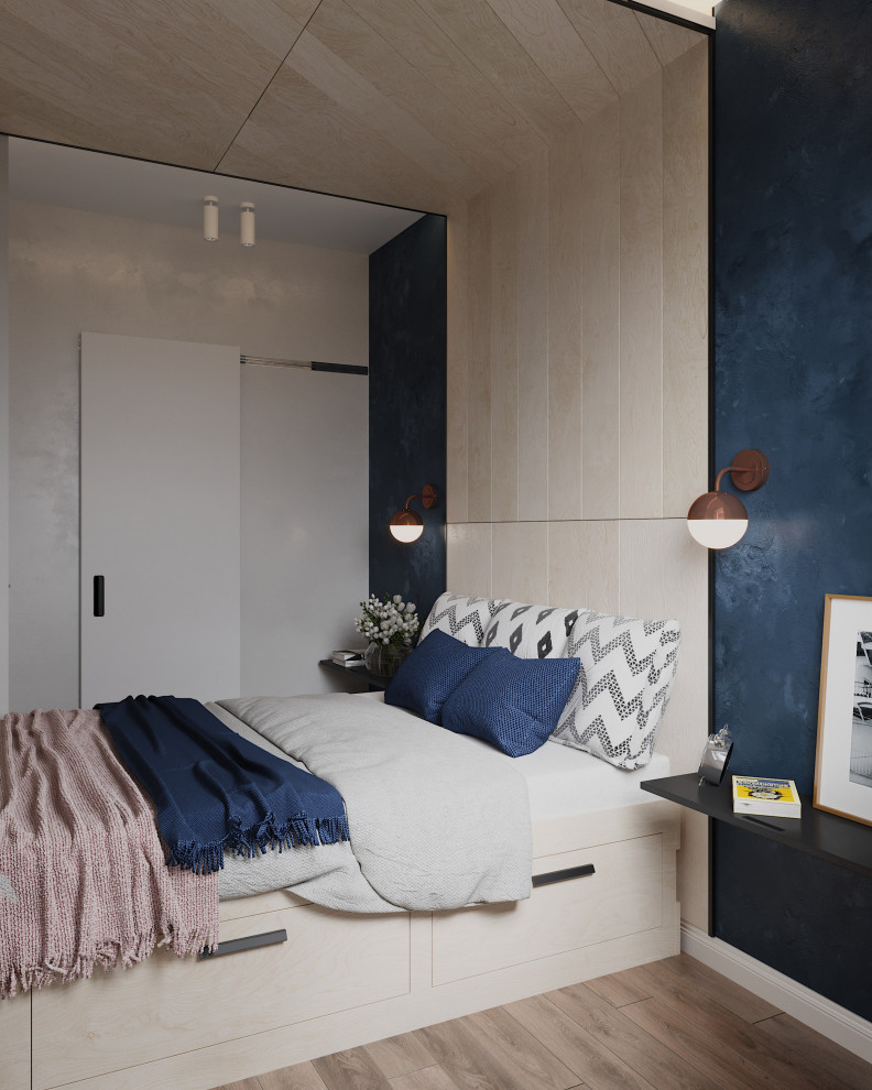 Интерьер в природной гамме для семьи с двумя детьми