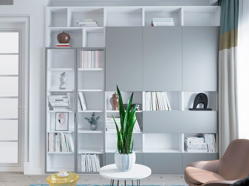 Квартира для семьи "Из трешки в четырехкомнатную". 3 D визуализация.