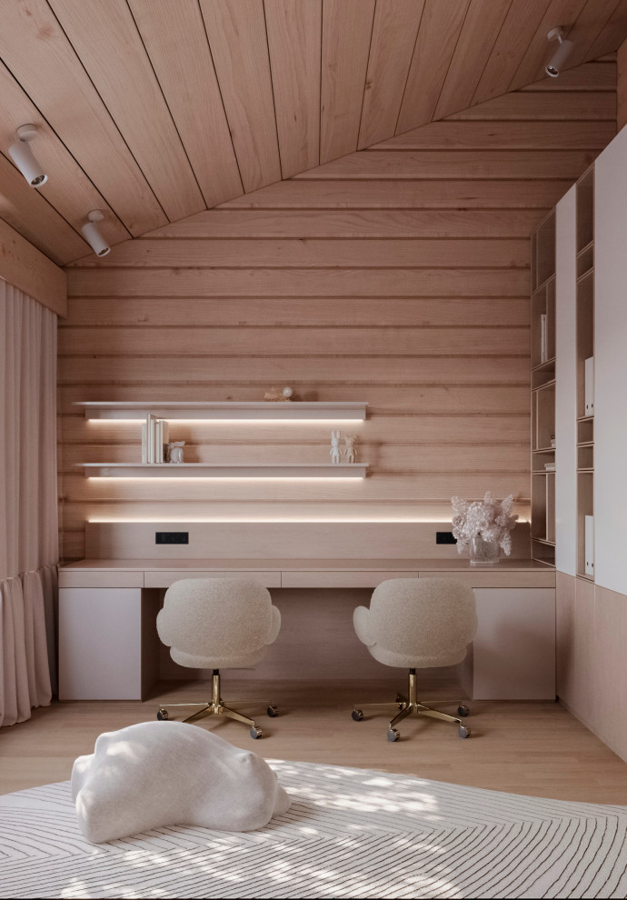 Проект Детской комнаты в деревянном доме