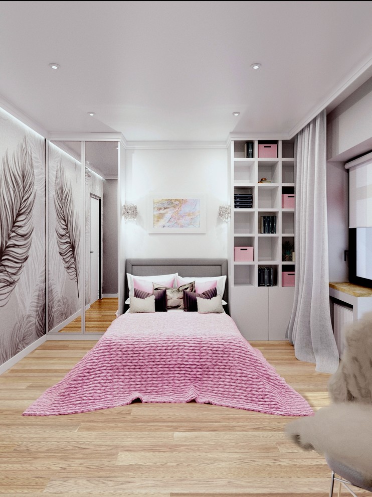 Дизайн подростковой комнаты для девочки