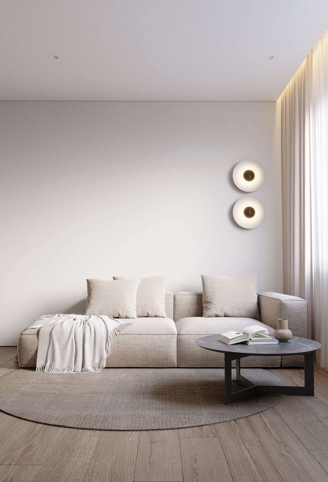 Уютная квартира в стиле минимализм