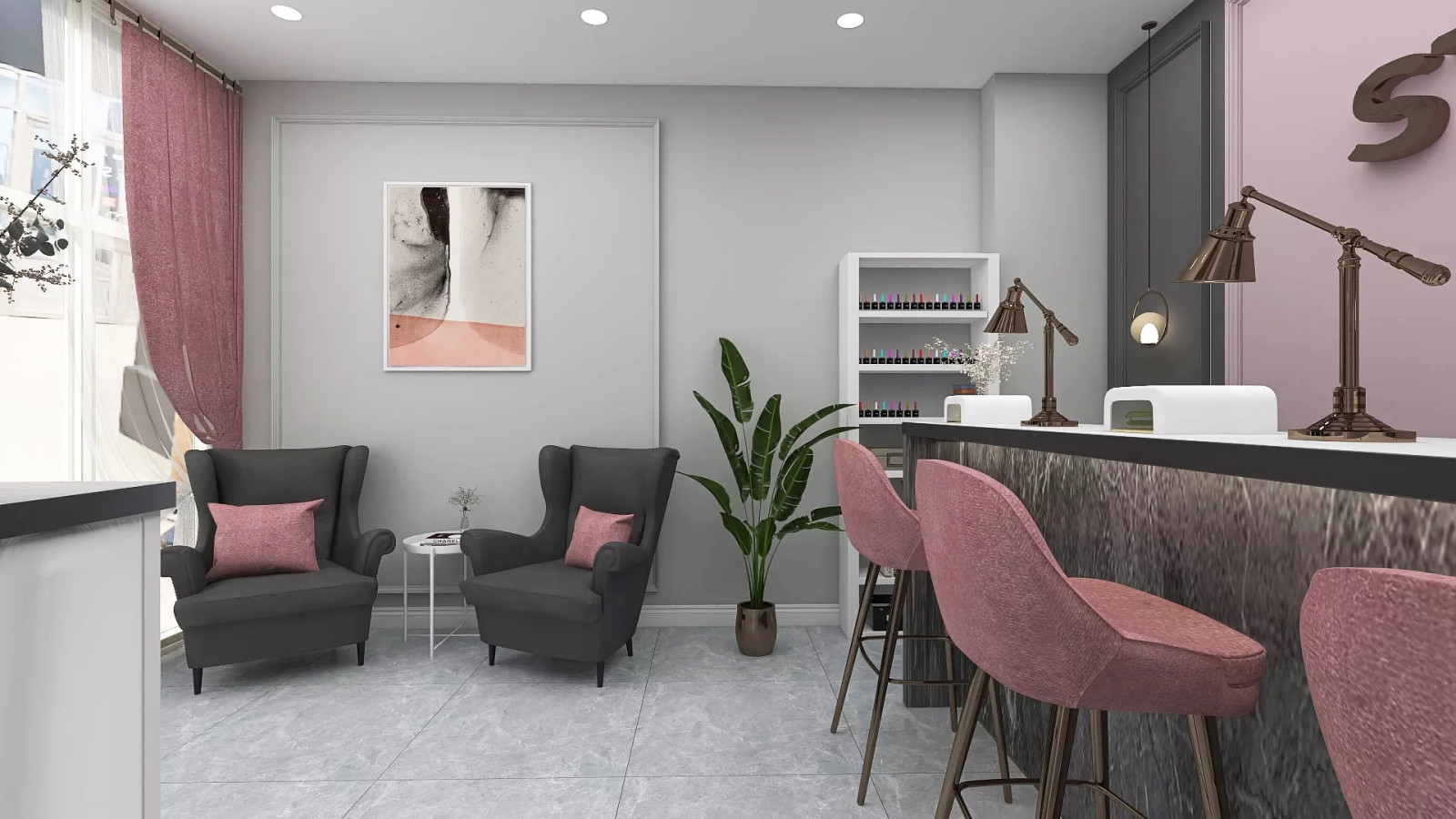 Обложка проекта: Маникюрный салон в ТРЦ Виктория плаза