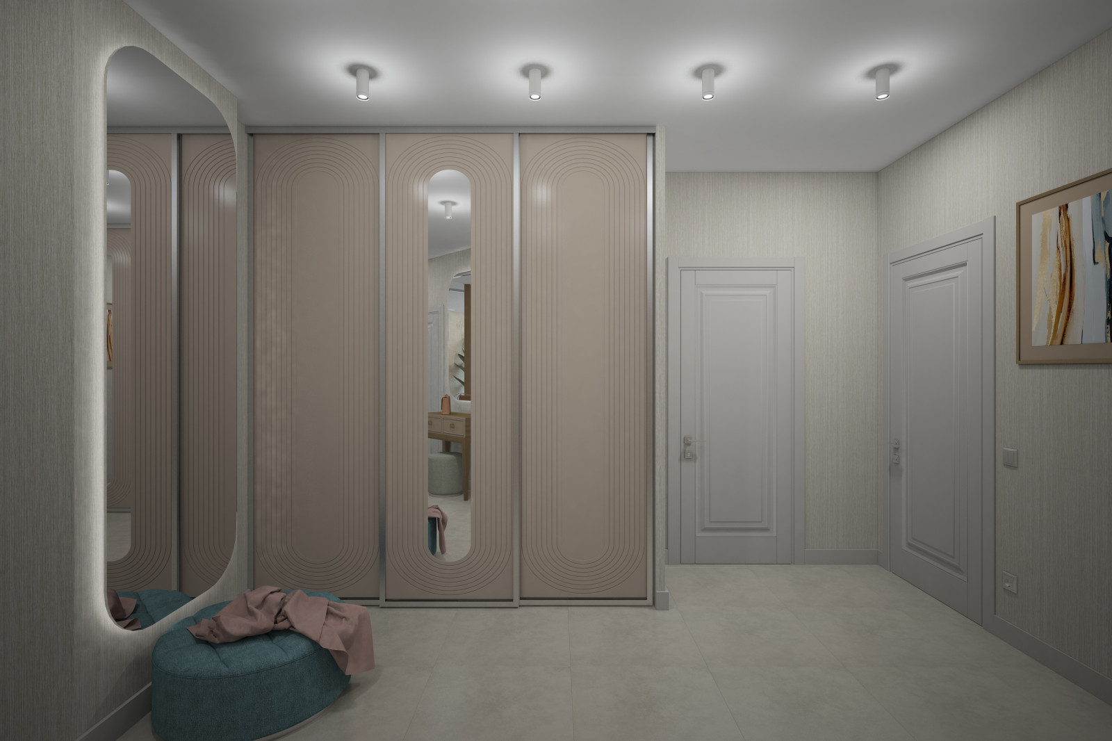 Квартира для молодоженов.Зал.