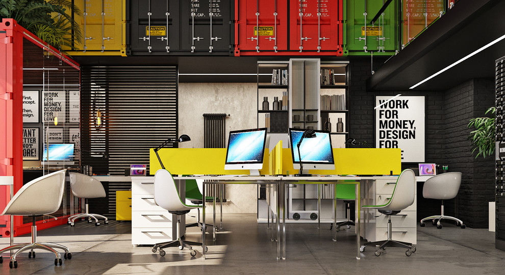 Лофтовый open space в офисном пространстве