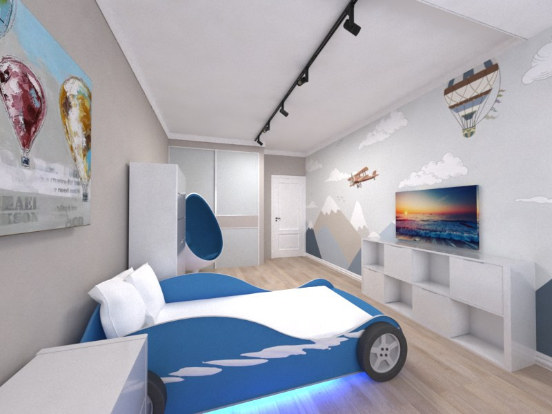 Обложка проекта: Детская комната для мальчика